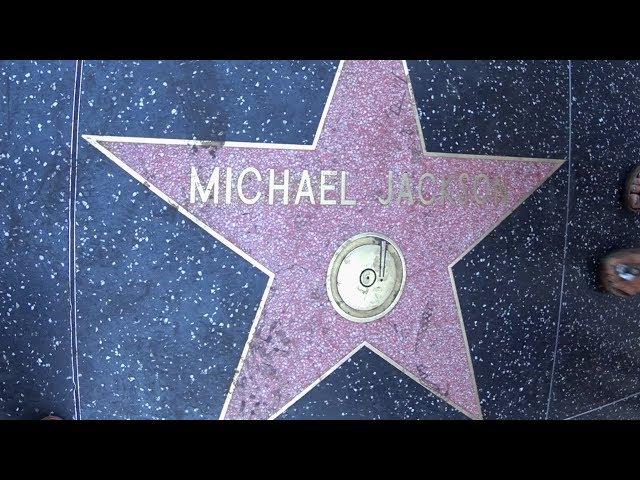 Hollywood, stars in Walk of Fame, first part