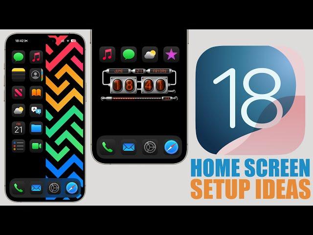 Best iOS 18 Home Screen Setups (HOW TO Make Them)