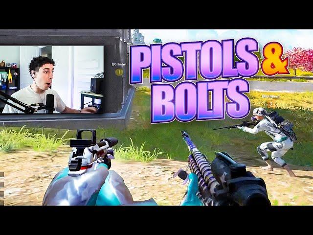 PUBG Pistols & Bolts ONLY Challenge ft. TGLTN, Shrimzy, Kickstart & hwinn