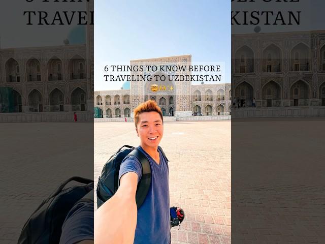 6 things to know before traveling Uzbekistan #travel #uzbekistan