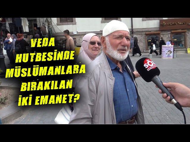 Peygamber Efendimizin Veda Hutbesinde Bizlere Bıraktığı 2 Şey Nedir?