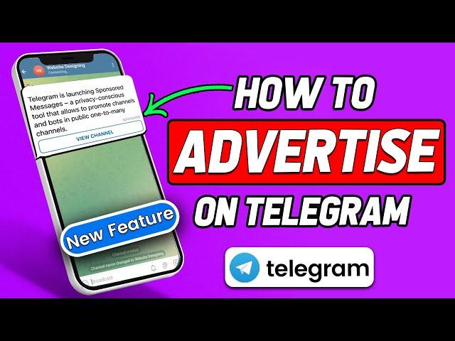 How to Advertise on Telegram Ads (2024 New Method)