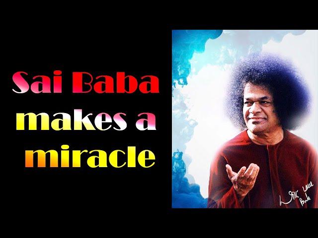 Sai Baba performs healing