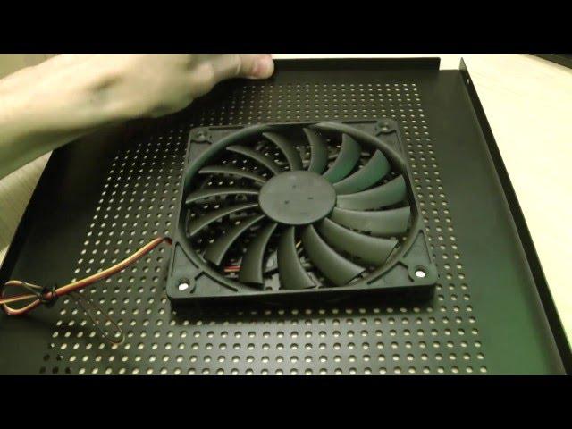 PC case fan on magnets