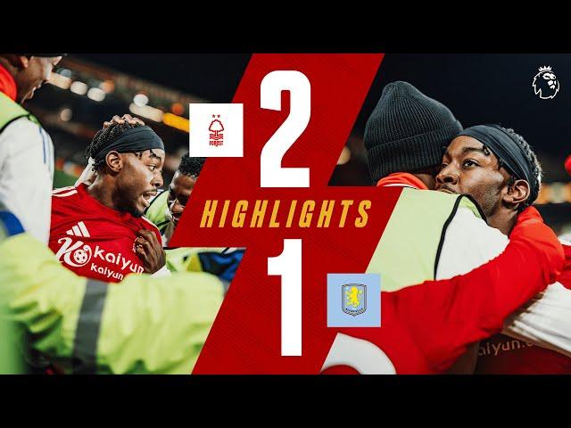 93RD MINUTE WINNER!  | Forest 2-1 Aston Villa | Premier League Highlights