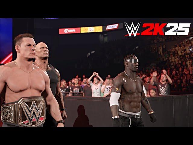 WWE 2K25 - The Rock, John Cena & Travis Scott - The Real Authority FULL Entrance