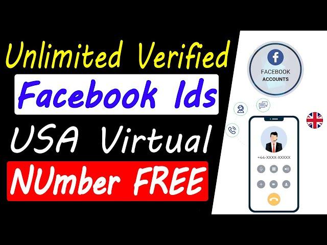 Create unlimited Facebook account without disabled | Get Free Virtual Phone Number in bulk