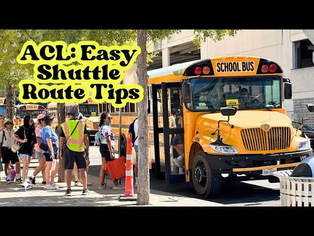 Easy Shuttle Route Tips: How to Get to ACL Austin Without Uber or Lyft | AustinExplorer