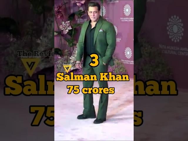 Top 10 highest tax payers celebrities in india  2024 | #salmankhan #shahrukh_khan