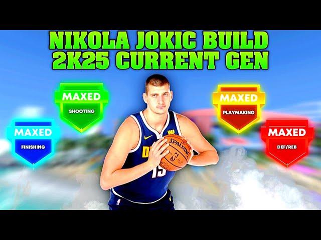 *Current Gen* Nikola Jokic Build 2k25!!! Best All Around Center Build in NBA 2k25 Current Gen!!!