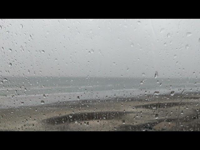 Relaxation - Cozy Window and Rain by the Ocean  - 10 Hours #relaxing #rain #sleep