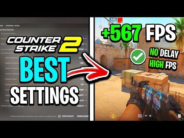 The BEST CS2 Settings! (FPS Boost & 0 Input Delay)