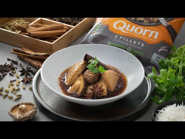 Braised Vegan Fillet with Mushrooms in Soy Sauce | By Chef Forest Leong