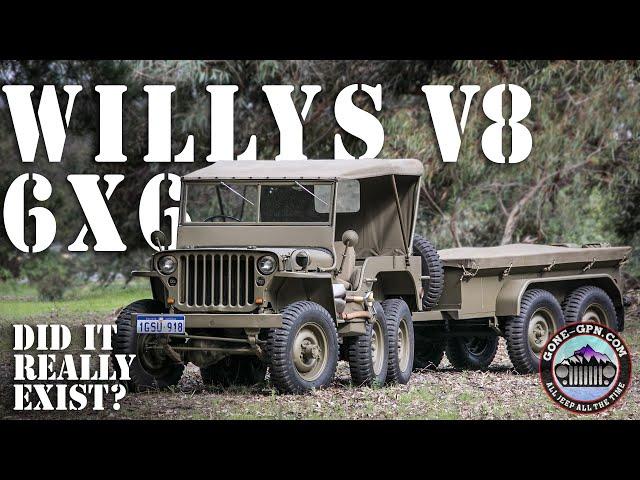 ONE OF A KIND Flathead V8 powered Willys 6x6