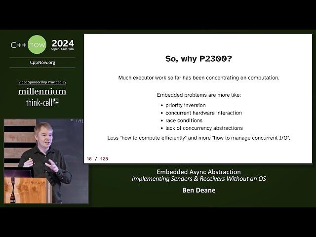 Embedded Asynchronous Abstraction C++ - Implementing Senders & Receivers Without an OS - Ben Deane