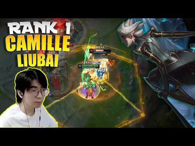  LiuBai Camille vs Garen - Rank 1 Camille LiuBai Stream S14