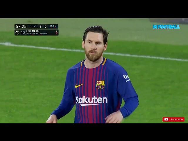 Sevilla vs Barcelona 2-2 FULL MATCH (Second half - ENGLISH) La Liga - 01.04.2018