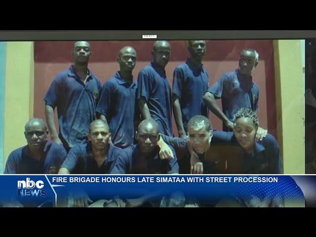 City of Windhoek Fire Brigade honours Mathuselah Khama - nbc