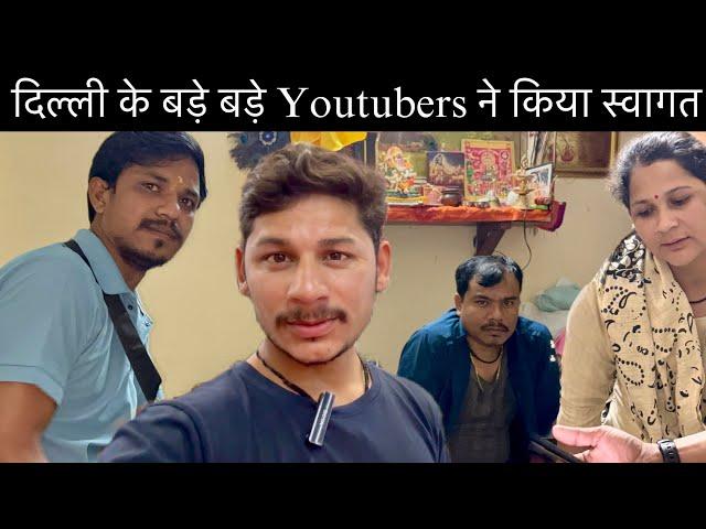 Delhi ke Bade Bade Youtubers ￼Ne Kiya Swagat ​⁠@Nishanegiuk