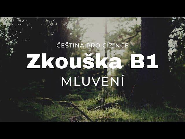 Certifikovaná zkouška z češtiny pro cizince - úroveň B1: JAK ZVLÁDNOUT ČÁST MLUVENÍ?