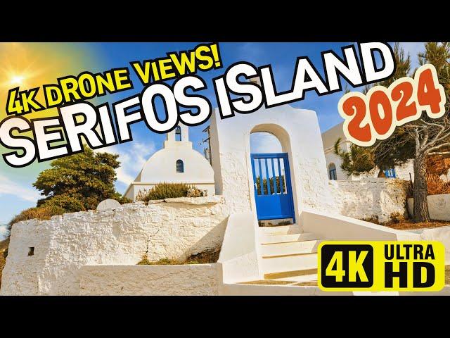 Σέριφος , Serifos Island: A Breathtaking Aerial Tour in 4K UHD Drone Footage