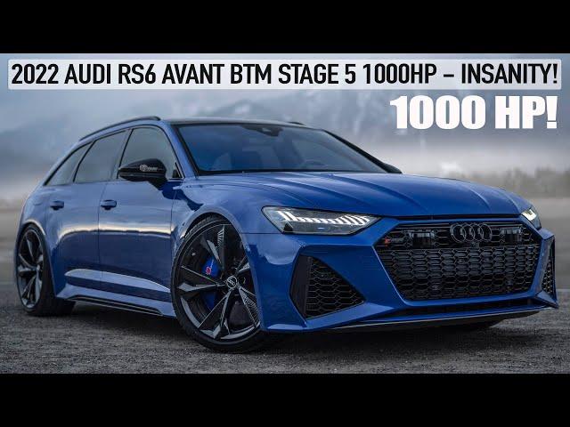 A 1000HP FAMILY HAULER - 2022 AUDI RS6 BTM STAGE 5 - NOGARO BLUE MONSTER WAGON - IN DETAIL - 4K