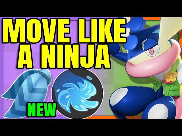 CHOICE SCARF in this WATER SHURIKEN GRENINJA BUILD has great potential | Pokemon Unite