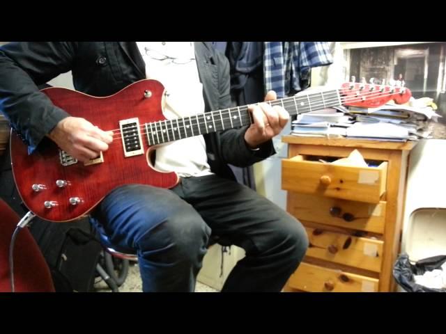 Electric guitar "Aquilon Renegade" Galabert guitar maker