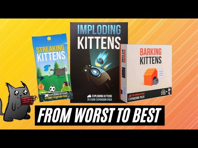 Ranking The Exploding Kittens Expansion Packs