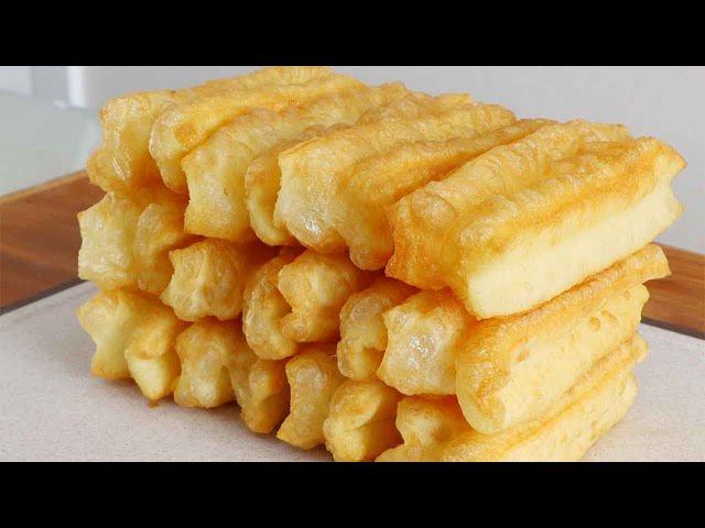 Share the delicious recipe of fried dough sticks, even the kitchen novice can easily get started