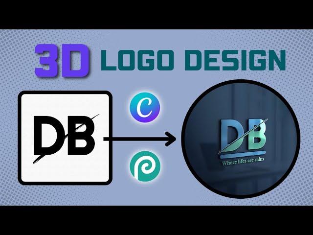 How to make 3D Logo Design in Canva | 3d Logo Maker Free