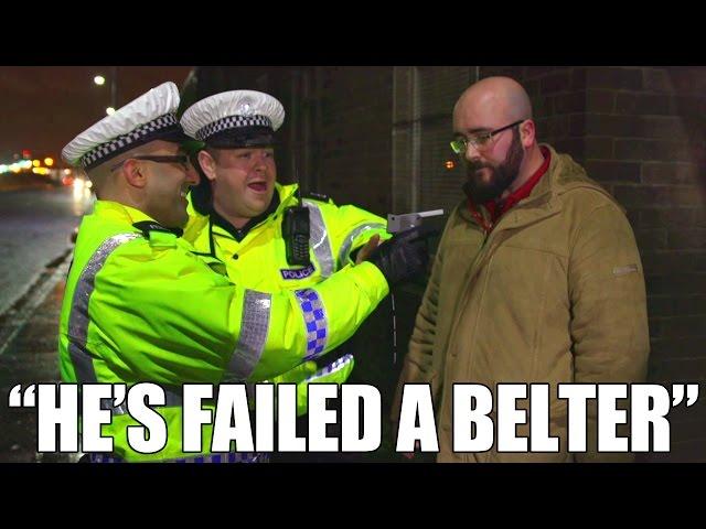 "He's failed a belter!" - The Scot Squad are having some breathalyser problems...