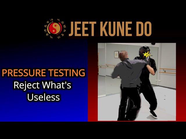 Pressure Testing Techniques - Bruce Lee's Martial Art Jeet Kune Do