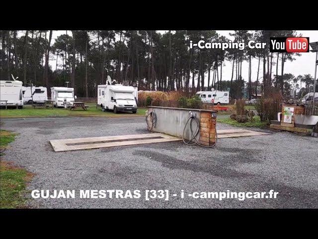 Aire Camping Cars : GUJAN MESTRAS [33] - Gironde