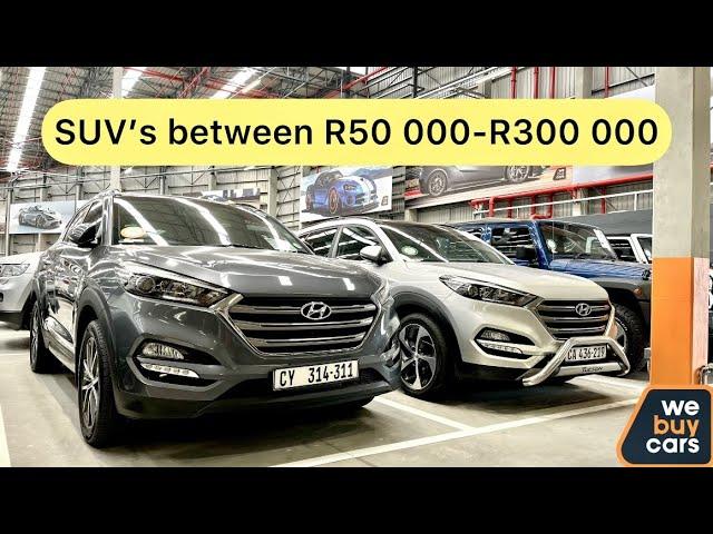 Proper SUV's between R50 000 - R300 000 at Webuycars !!