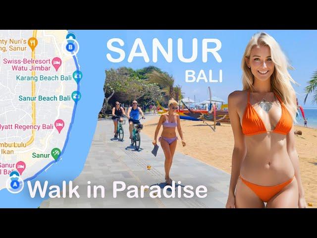 Step into Paradise: Sanur Seafront Walk in Bali from South to North