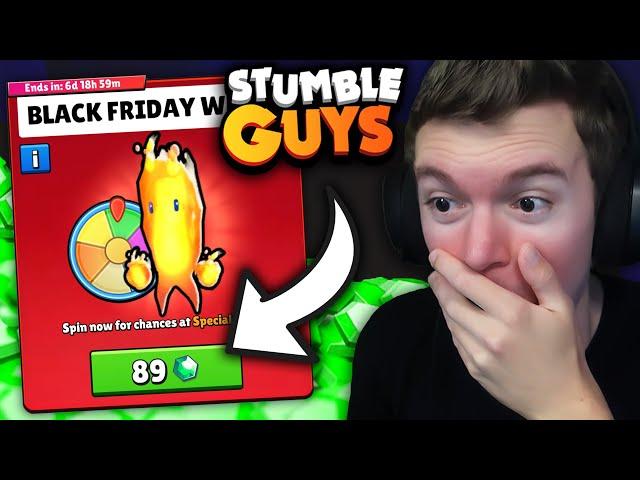 SPINNING *CHEAP* BLACK FRIDAY SPECIAL WHEEL IN STUMBLE GUYS!