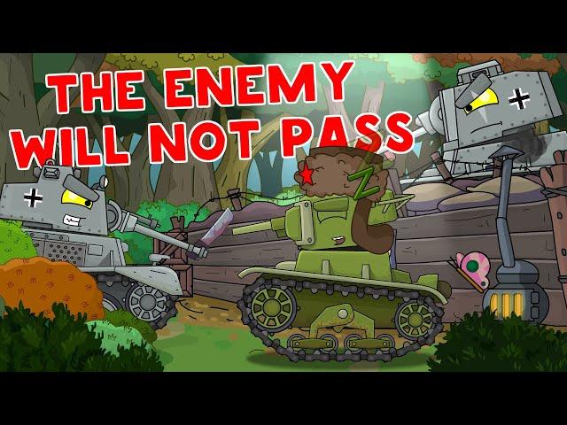 The enemy shall not pass! Tank battle animation - Сartoons about tanks