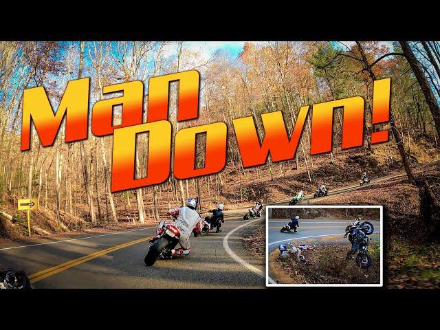 Man Down! - Fun Run + Crash on Tail of the Dragon