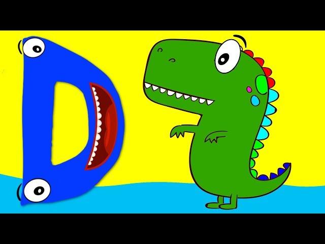 Learn the Alphabet Animals - Letter D for DINOSAUR