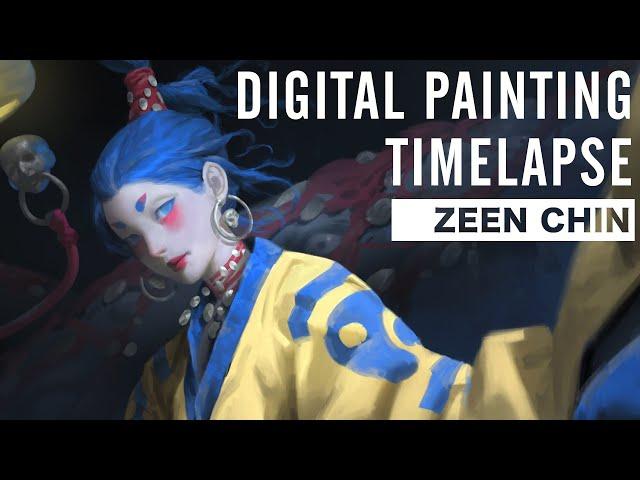 Taoist 道士 ｜Digital Painting Timelapse