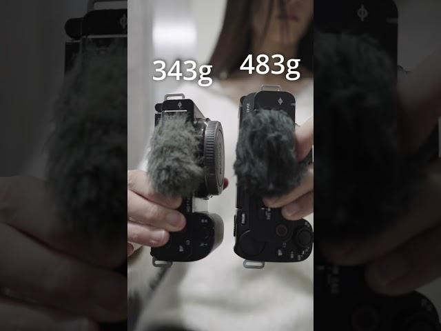 Size Matters: quick look at Sony ZV-E1 vs ZV-E10 vs A7IV size difference #shorts