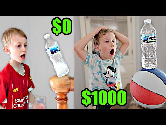 Bottle Flip TRICK SHOTS for $1000 (Part 2)