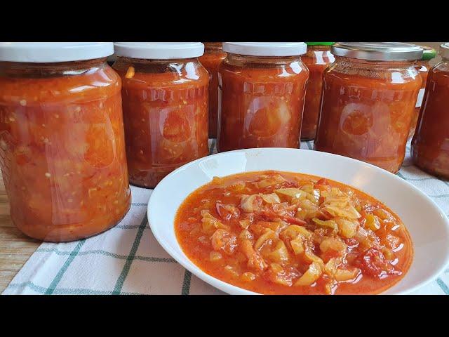 LETSCHO /Tomato-pepper stew for the winter Enjoy the fresh taste of vegetables in winter| Cesminaz