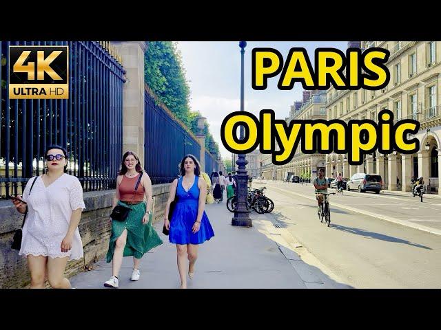 Paris, Final preparation for Olympic games 2024 /4k