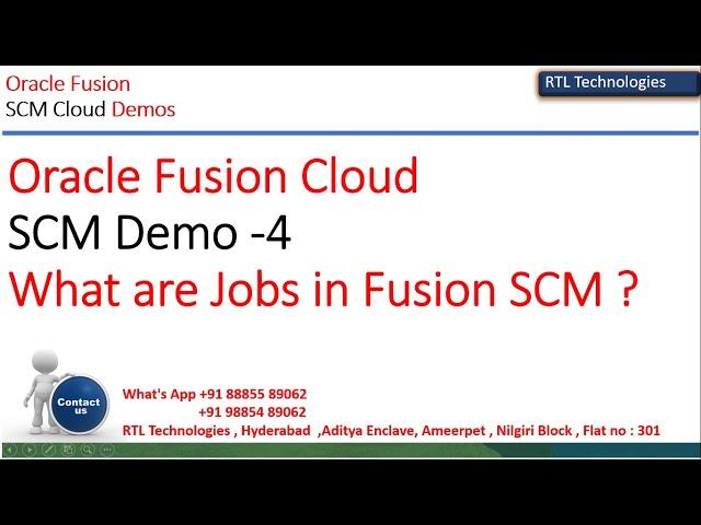 Oracle Fusion Cloud SCM Demo | SCM Jobs | Real Time Training | Placement | Interview Preparation