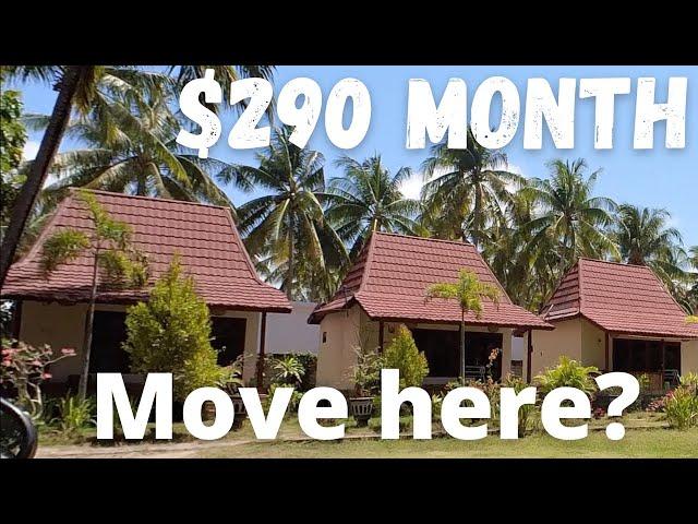 Move Here? $290 Month Rent + Street Food, Cafes, Shops, Kuta Beach Lombok Indonesia