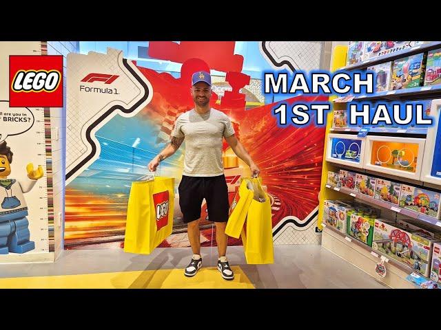 LEGO March 1st 2025 Haul & GIVEAWAY!!!