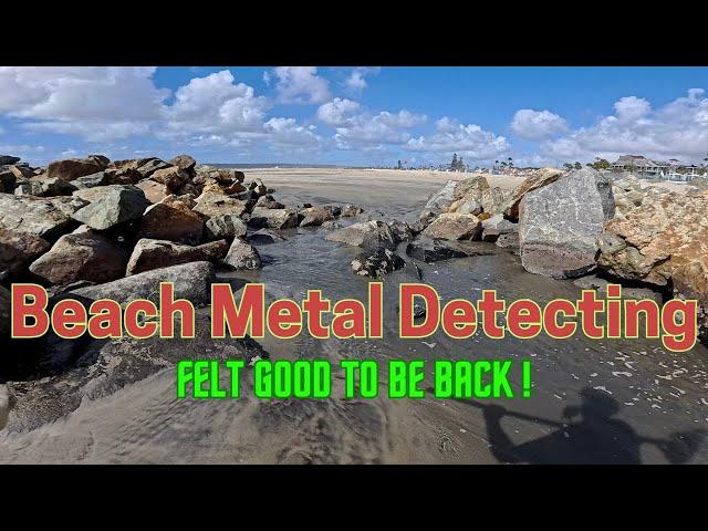 Beach Metal Detecting Felt Good To Be back !