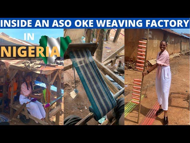 Inside an Aso oke Weaving Factory in Nigeria